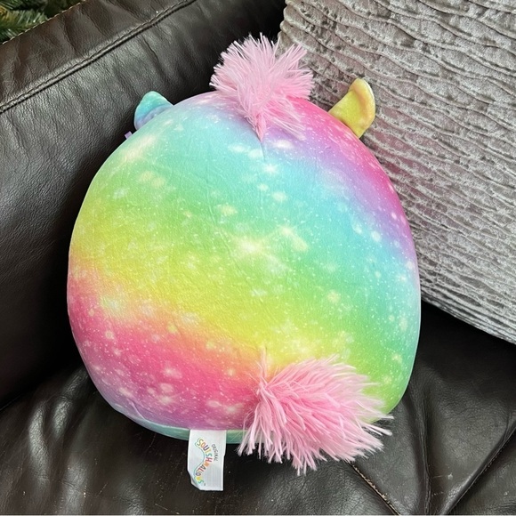 Squishmallows Esmerelda The Rainbow Unicorn Fantasy Squad 12”x12” - Picture 2 of 5